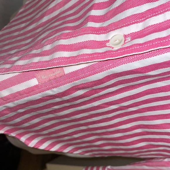 Faconnable pink and white striped shirt. Size XS - Picture 6 of 6